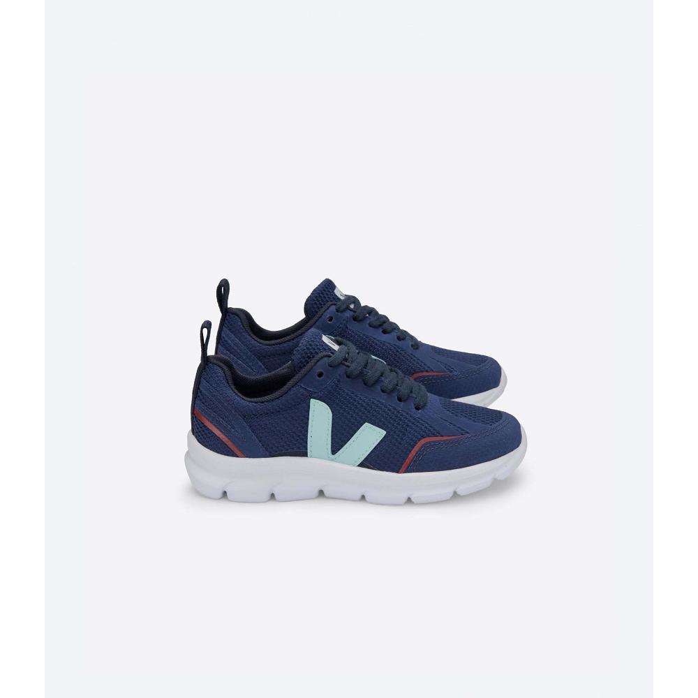 Kids' Veja CANARY B-MESH NAUTICO Shoes Navy | ZA 766QMA